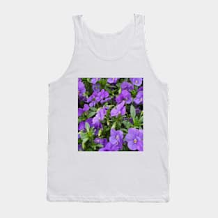 Purple flowers Tank Top